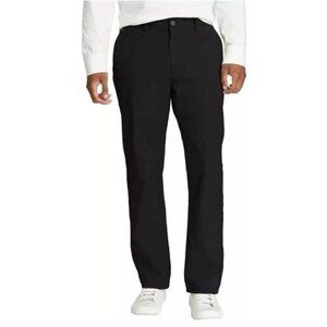 NEW Eddie Bauer Men's 34x32 Canvas Utility Pants Stretch Black Workwear j1421